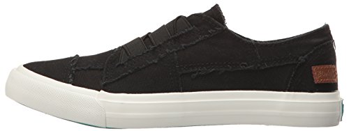 Blowfish Malibu Women's Marley Fashion Sneaker, Black Color Washed Canvas, 7.5 M US