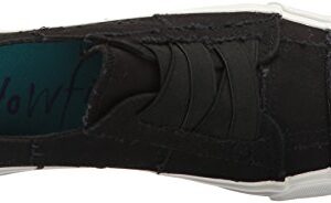 Blowfish Malibu Women's Marley Fashion Sneaker, Black Color Washed Canvas, 7.5 M US