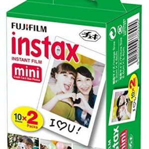 Fujifilm Instax Mini Instant Film 80 Shots with Bonus Photix 5-Color Self-Standing Frame Set and 40 Decorative Skin Stick-on Stickers for Fuji Instax Mini 11, Mini 9, SP-1 and SP-2