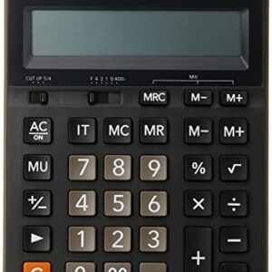 Casio GX12B-BK Large Display 12 Digit Basic Desk Calculator