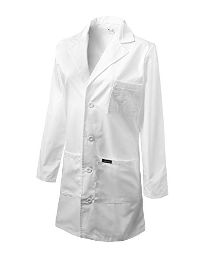 Dagacci Medical Uniform 35" Unisex Lab Coat White XS to 2XL (L)