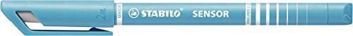 Fineliner - STABILO Sensor F - Wallet of 6 - Assorted Colours