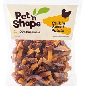 Pet 'n Shape Sweet Potato Chews – Natural Chicken Wrapped Sweet Potato Dog Treats - 42 Ounce