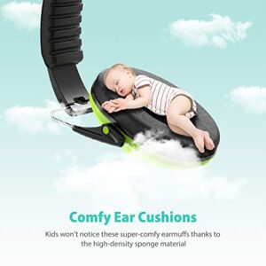 Ear Muffs for Noise Reduction: Dr.meter 27NRR Noise Cancelling Headphones for Kids with Adjustable Head Band, EM100 Hearing Protection Earmuffs for Football Game, Concerts, Air Shows, Fireworks