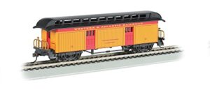 bachmann industries baggage western & atlantic rr ho scale old-time car with round-end clerestory roof