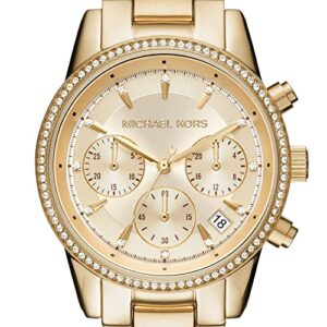 Michael Kors Women's Ritz Gold-Tone Watch MK6356