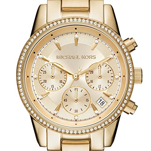 Michael Kors Women's Ritz Gold-Tone Watch MK6356