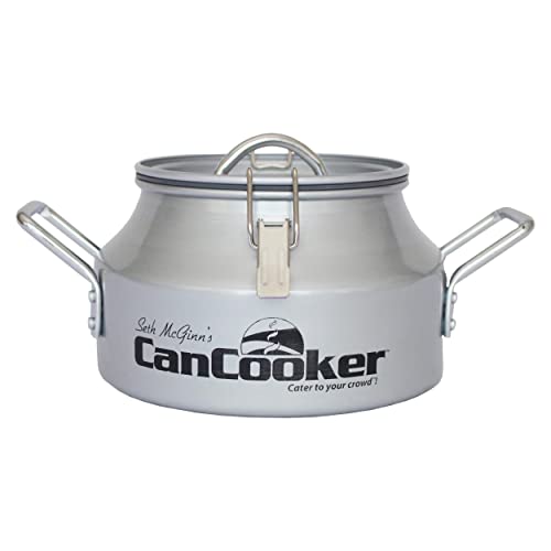 CanCooker Companion 1.5 Gallon Steam Cooker, Safe Convection Steam Cooker For Camping and Home Use,G15-2016,Silver