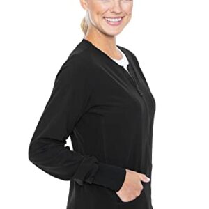 Med Couture Women's 'Active Collection' Warm Terrain Warm Up Jacket, Black, XXX-Large