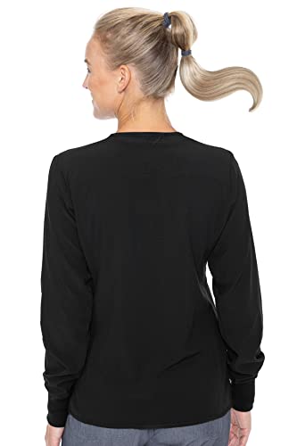 Med Couture Women's 'Active Collection' Warm Terrain Warm Up Jacket, Black, XXX-Large