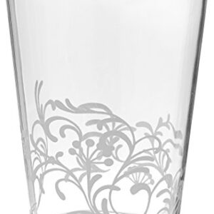 Reston Lloyd Set Corelle Coordinates Boutique, Cherish, 8oz Acrylic Drinkware, Set of 6, 6 Count (Pack of 1), White