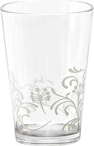 Reston Lloyd Set Corelle Coordinates Boutique, Cherish, 8oz Acrylic Drinkware, Set of 6, 6 Count (Pack of 1), White