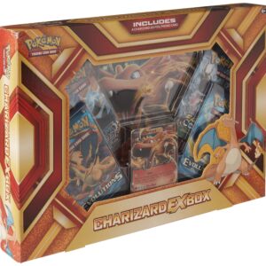 Pokemon Cards POK16CHAREXBX TCG: Charizard-EX Box Fire Blast Card Game, Multicolor