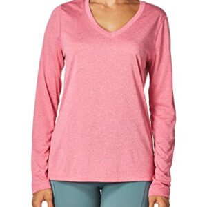 Hanes Women’s Cooldri Performance Long Sleeve V-neck Tee