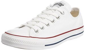 converse women's chuck taylor all star low top (9 b(m) us, optical white)