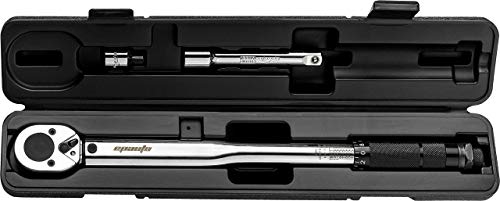 EPAuto 1/2-inch Drive Click Torque Wrench, 10~150 ft./lb., 13.6 ~ 203.5 N/m