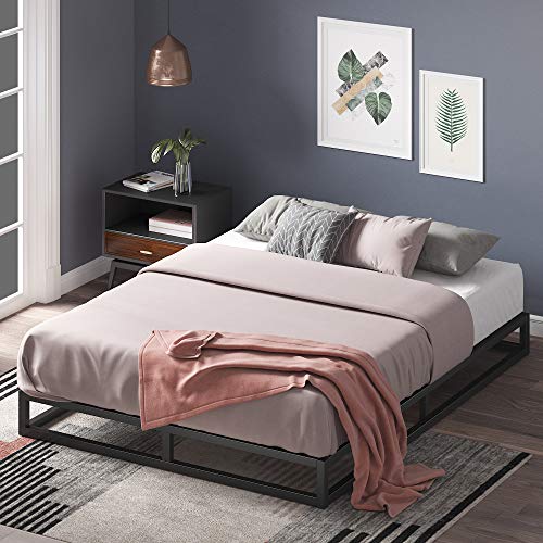 ZINUS Joseph Metal Platforma Bed Frame, Mattress Foundation, Wood Slat Support, No Box Spring Needed, Sturdy Steel Structure, King