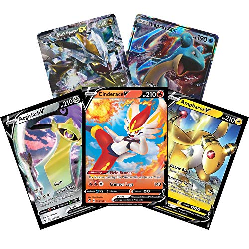 Pokemon TCG - 5 Card EX / GX / Mega EX Lot.