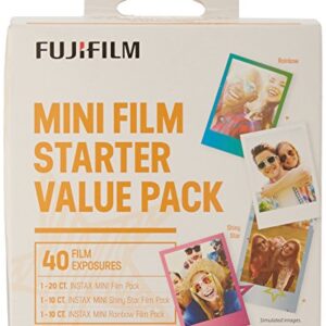 Fujifilm Instax Mini Film Starter Value Pack - 40 Exposures