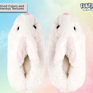 Silver Lilly Fuzzy Animal Slippers for Women & Men, House Shoes, Teddy Bear, Cow, Cute, Great Mother's Day Gift for Mom, Wife, Daughter