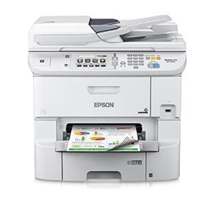visipax epson c11cd49201 workforce pro wf-6590 wireless multifunction color printer copy/fax/print/scan