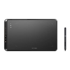 xppen 8x5 inch graphics drawing tablet star05 v2 wireless 2.4g digital drawing tablet with 8192 pressure battery-free stylus & touch hot keys compatible with window/mac