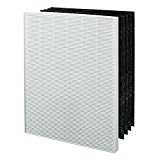 replacement 115115 true hepa filter a works with winix 115115, 5300, 5500, 6300, 5000, c535 ,p300 air purifier + 4 pre filters