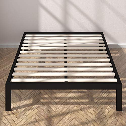 ZINUS Lorrick Metal Platform Bed Frame / Mattress Foundation / Easy, Bolt Free Assembly, Full