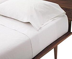 Queen Sleeper Sofa Bed Sheet Set - White 100 Percent Egyptian Cotton (60"x74"x6") 600 thread count