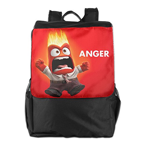 Inside Out Five Emotions Anger Outdoor Backpack Travel Bag