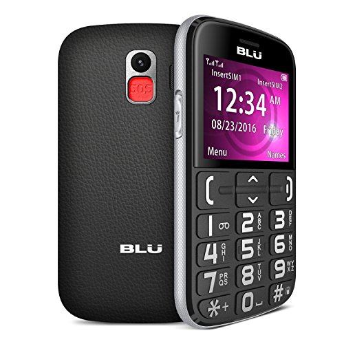 BLU JOY - 2.4", Factory Unlocked Phone - Black