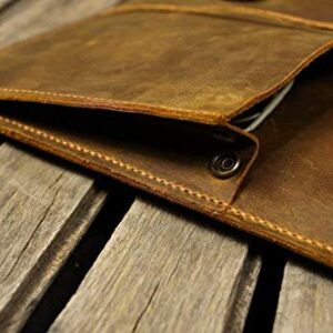 Handmade leather macbook sleeve case for new macbook 12 / macbook air 11 13 / macbook pro retina case/leather laptop case bag - MACX05S-B