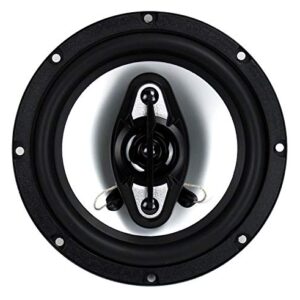 BOSS Audio Systems NX654 Onyx 6.5 Inch 400 Watt 4-Way 4 Ohm Full Range Car Audio Coaxial Stereo Speakers with Mylar Dome Tweeters, 2 Pairs