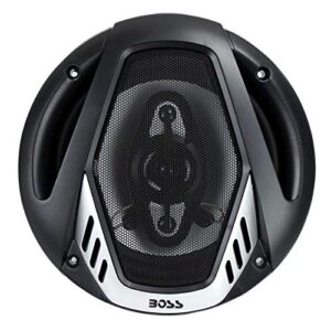 BOSS Audio Systems NX654 Onyx 6.5 Inch 400 Watt 4-Way 4 Ohm Full Range Car Audio Coaxial Stereo Speakers with Mylar Dome Tweeters, 2 Pairs