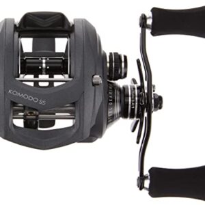 Okuma Komodo SS Large Capacity Low Profile Baitcaster, KDS-364LX (Left Hand), 150 yds-20LB, Paddle Handle