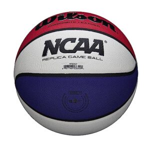 Wilson NCAA Replica Basketball - Size 7 - 29.5", Red/White/Blue