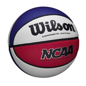 Wilson NCAA Replica Basketball - Size 7 - 29.5", Red/White/Blue