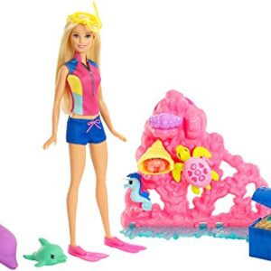 Barbie Dolphin Magic Ocean Treasure Playset