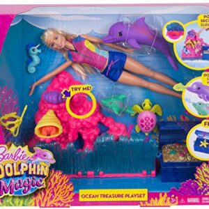 Barbie Dolphin Magic Ocean Treasure Playset