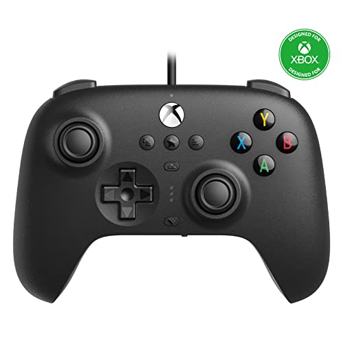 8Bitdo Ultimate Wired Controller for Xbox Series X, Xbox Series S, Xbox One, Windows 10 & Windows 11 - Officially Licensed (Black)