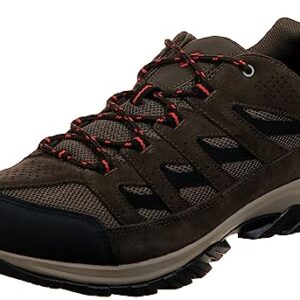 Columbia Mens Crestwood Hiking Shoe Breathable, High-Traction Grip, Camo Brown, Heatwave, 14 US