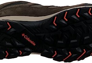 Columbia Mens Crestwood Hiking Shoe Breathable, High-Traction Grip, Camo Brown, Heatwave, 14 US