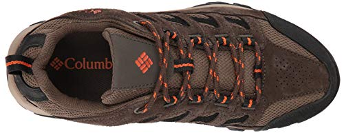 Columbia Mens Crestwood Hiking Shoe Breathable, High-Traction Grip, Camo Brown, Heatwave, 14 US