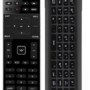 New QWERTY Dual Side Remote XRT500 with Back Light for VIZIO Smart TV M43-C1 M49-C1 M50-C1 M55-C2 M60-C3 M65-C1 M70-C3 M75-C1 M80-C3 M322I-B1 M422I-B1 M492I-B2 M502I-B1 M552I-B2 M602I-B3 M652I-B2