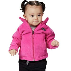 Columbia unisex-baby Benton Springs Fleece Jacket, Pink Ice, 2T