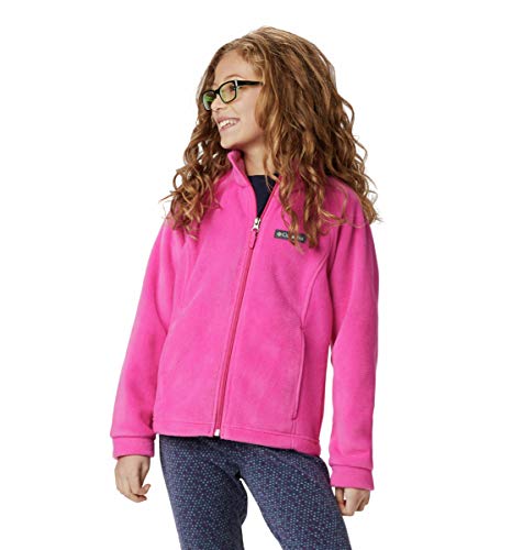 Columbia unisex-baby Benton Springs Fleece Jacket, Pink Ice, 2T