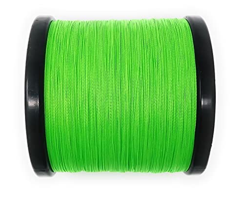 Reaction Tackle Braided Fishing Line Hi Vis Green 20LB 150yd