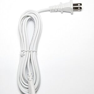 Omnihil 8 Feet AC Power Cord Compatible with Bose Wave Radio AWR1G1 AWR1-1W AWR11W Lifestyle SA2 (White)