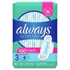always ultra thin 38 count, old