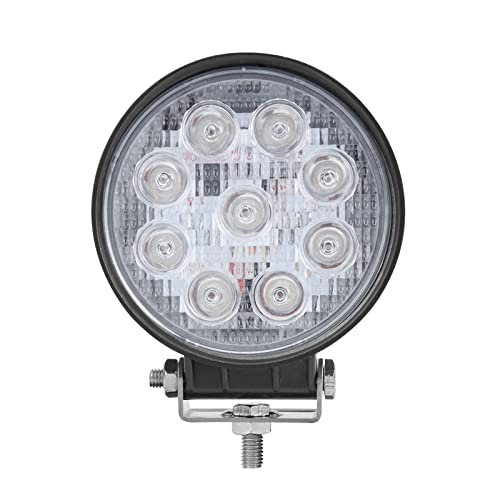 27W Spot Green Round Work LED Light Fog Offroad Off Road Lights Driving Lamp Waterproof for Hunting Pickup UTV Truck Car Boat SUV Boat 4WD ATV 12V 24V 4x4 Tractor Motorcycle（2pcs）